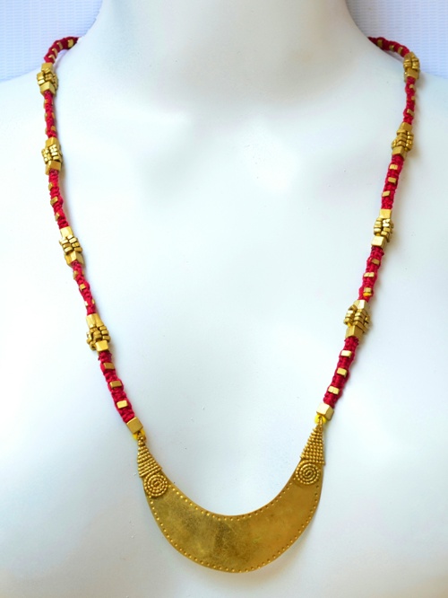 Hanging Moon Tribal Pendent