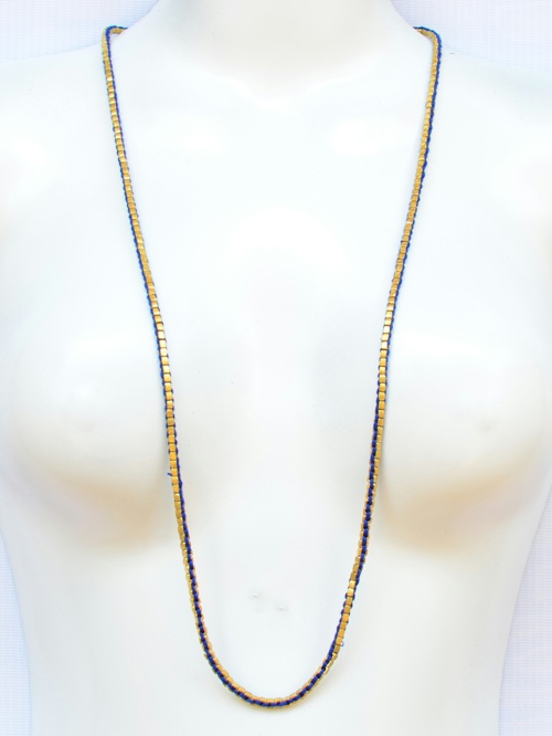 Dhokra Squre Bits Chain